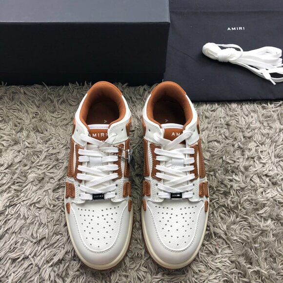 Amiri Men's Outdoor Low-Top Light Brown Skel-Top Low Shoes - Picture 2 of 9